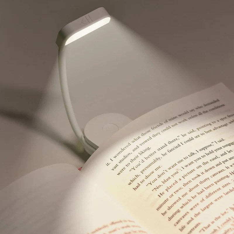 LED Clip-On Reading Light – Adjustable, Portable & USB Rechargeable Book Light for Night Reading - Image 2