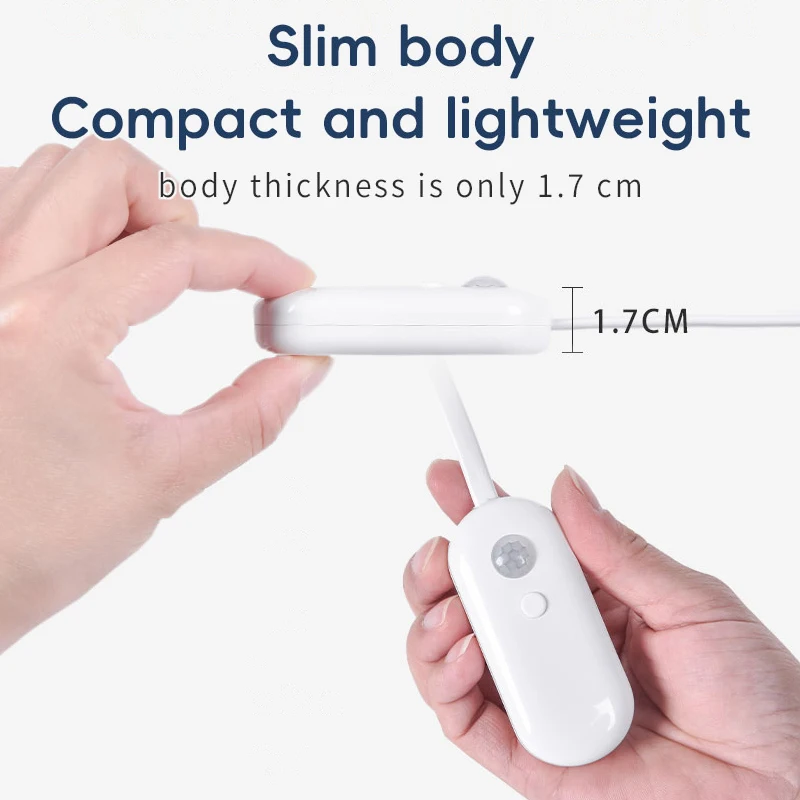 Smart Motion Sensor Toilet Light, USB Rechargeable LED RGB Night Light for Bathroom - Image 3