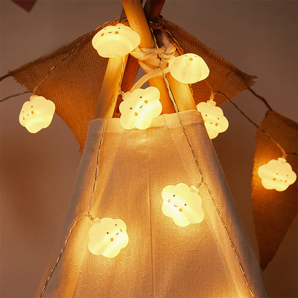 20LEDs Cloud/Star Light String,10Ft USB Waterproof Night Lights Atmosphere Lighting for Camping Birthday Party Summer Home Decor - Image 6