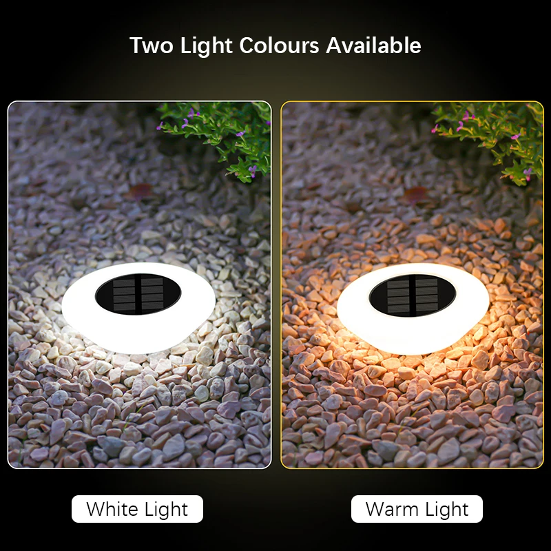 1/4PCS Solar Outdoor Lights 14LED Waterproof Lawn Lamp,360° Floor Lighting for Garden Yard Driveway Patio Camping Summer Decor - Image 3