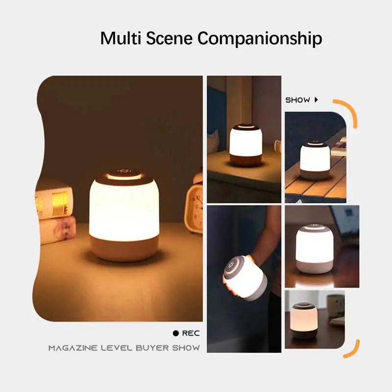 LED Night Lights, Adjustable Brightness USB Rechargeable Table Lamp for Kitchen Bedroom Garage Bedroom Bedside Camping Decor - Image 5